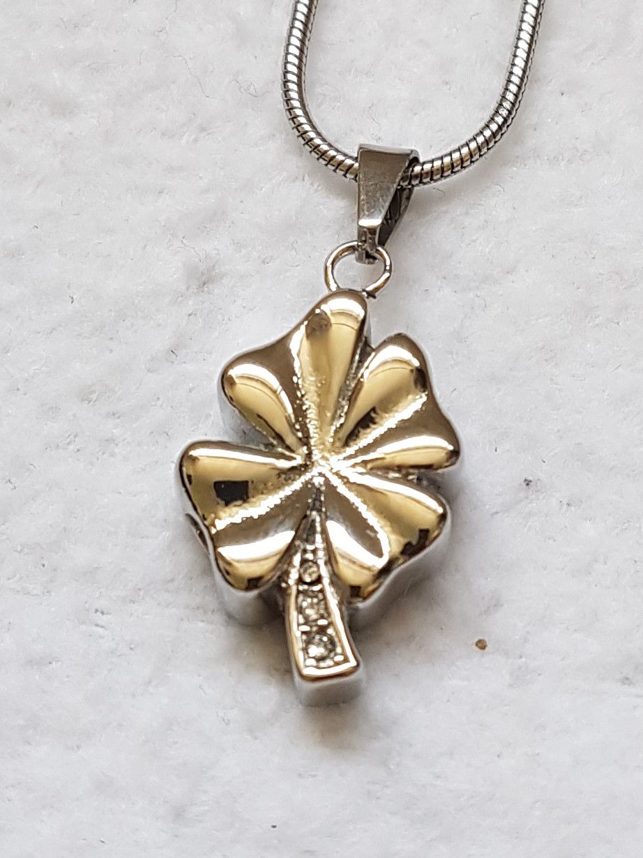 Hanger met klavertje 4 en zirkonia - Afbeelding 5
