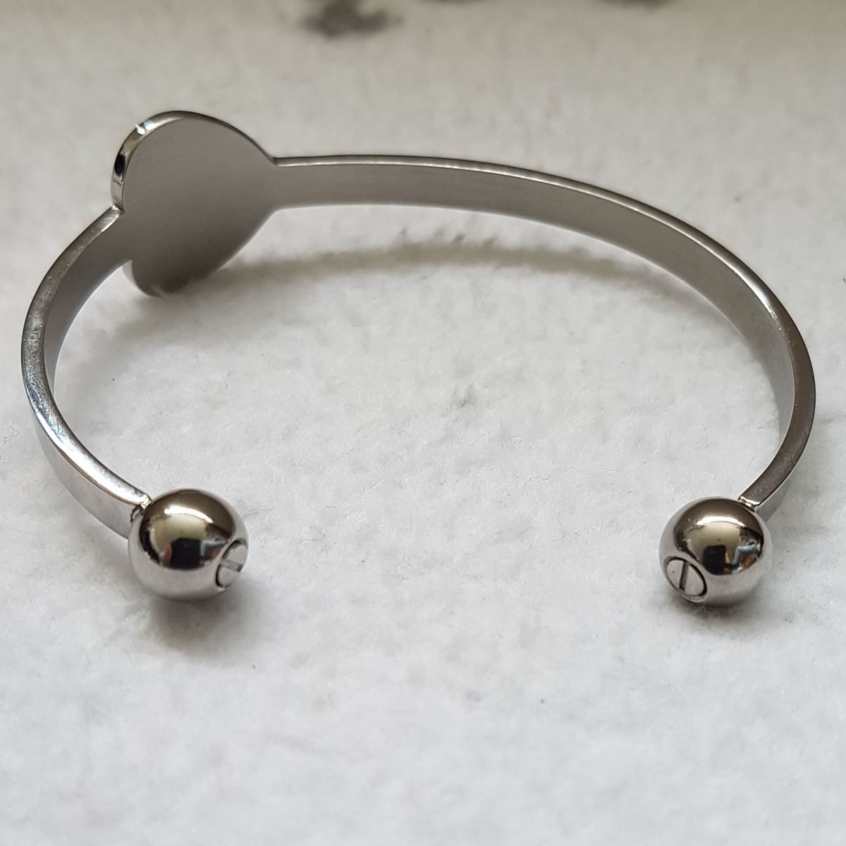 Armband met hartvormige en dubbele askamer - Afbeelding 5