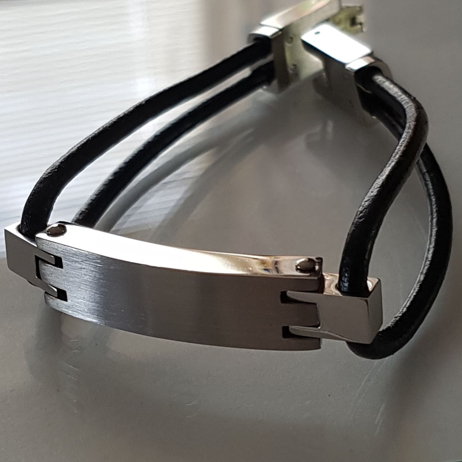 Graveerplaat voor heren armband - Afbeelding 7