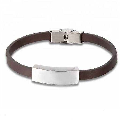 Leren armband voor heren