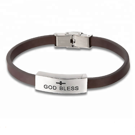 Leren armband voor heren - Afbeelding 5
