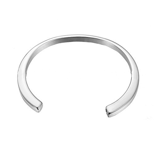 Gebroken cirkel RVS armband met schroefdop - Afbeelding 15