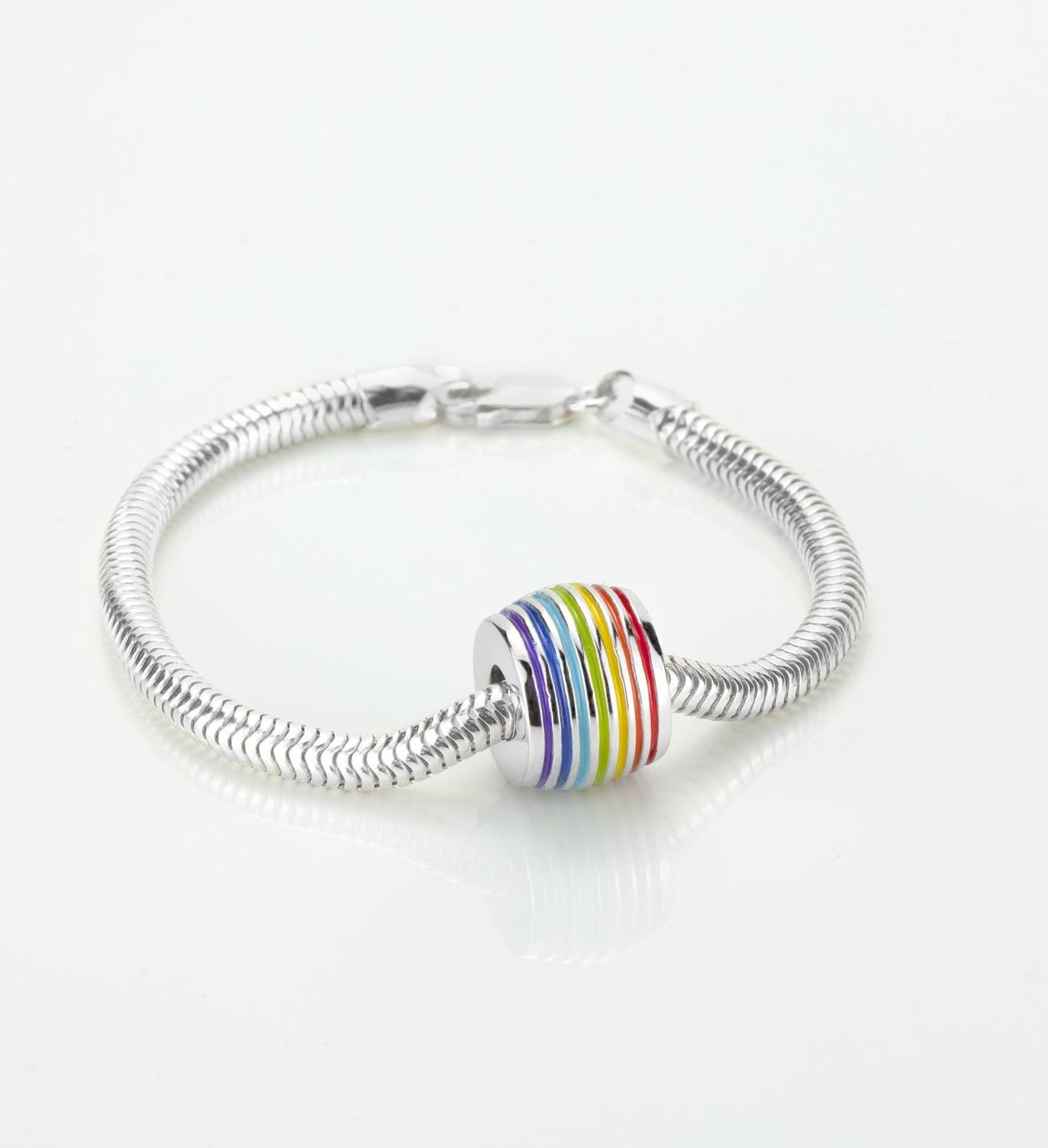 Regenboog design exclusieve Asbedel