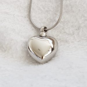 Zilveren Hartvormige Ashanger incl zilveren ketting - Afbeelding 7