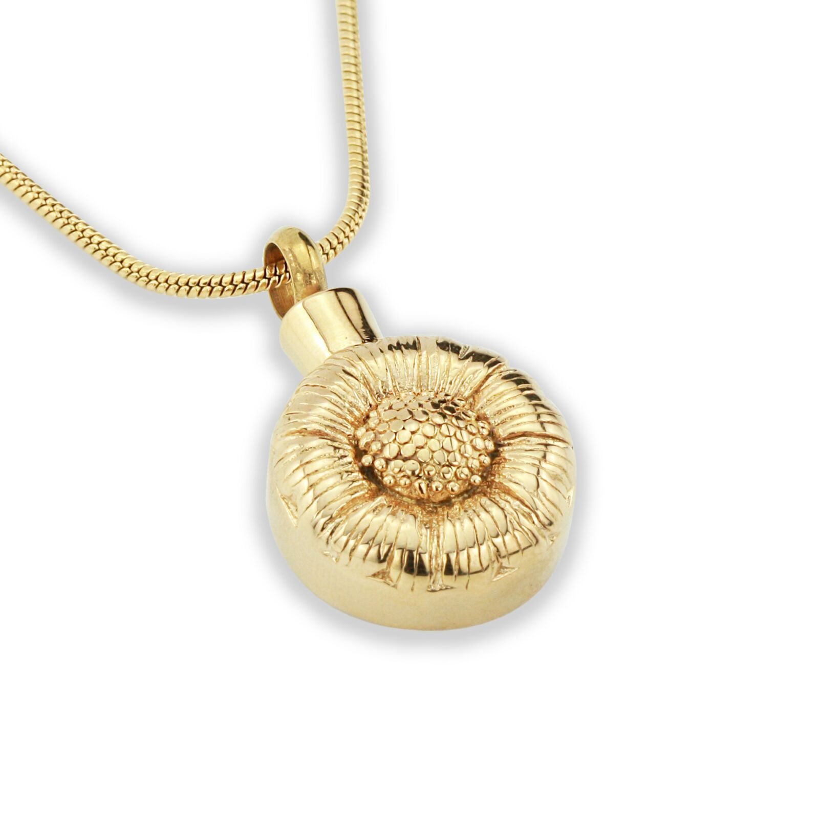 vergulde ashanger met zonnebloem design