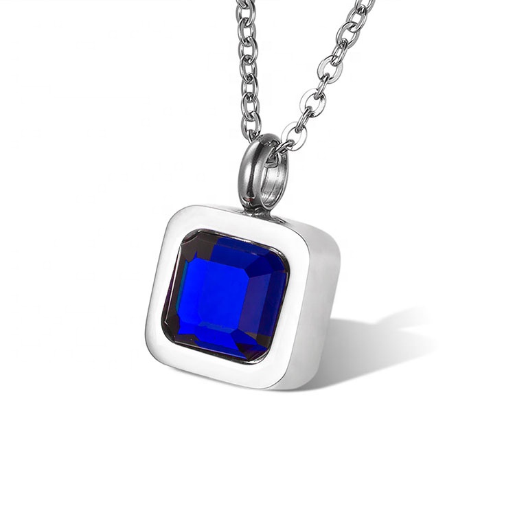 Assieraad met vierkant en blauw design