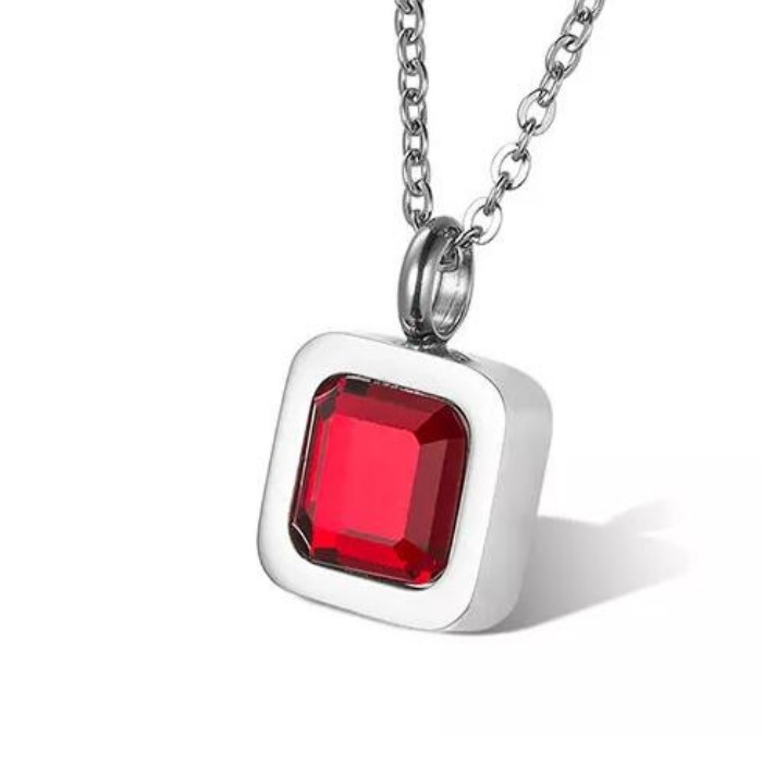 Vierkant rood design assieraad