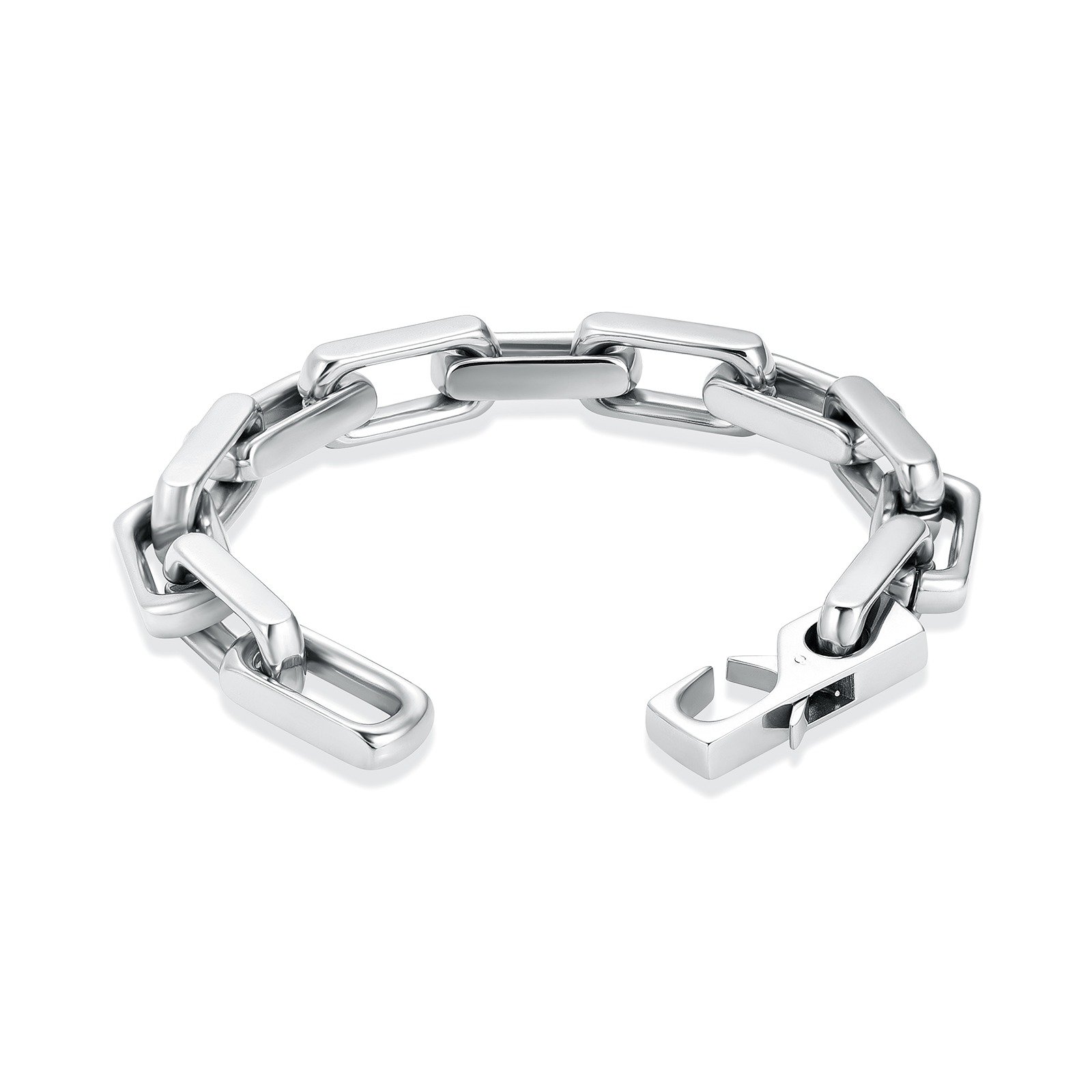 Zilverkleurige bedelarmband