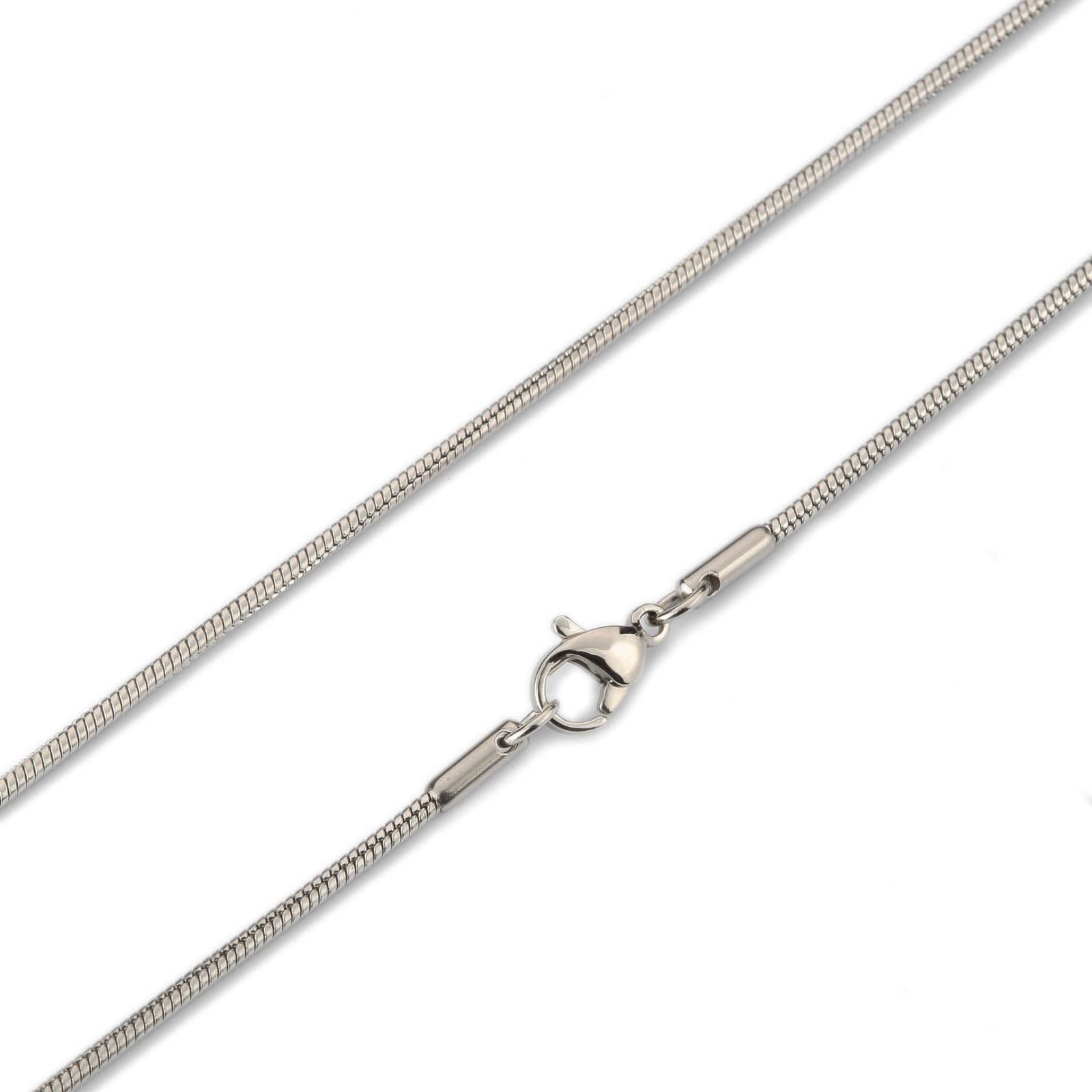 Roestvrijstalen ketting van 60 centimeter lengte