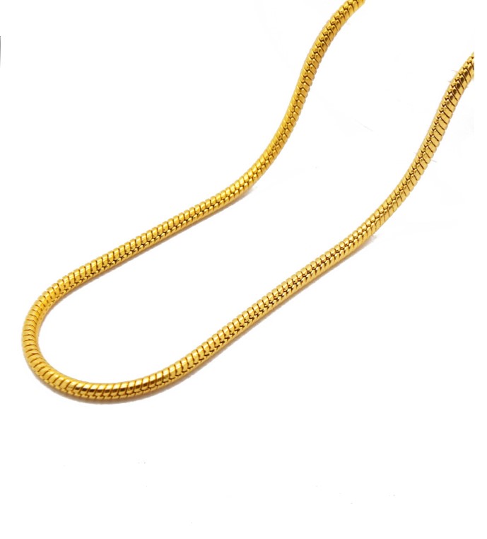 vergulde slangketting van roestvrij staal - Afbeelding 5