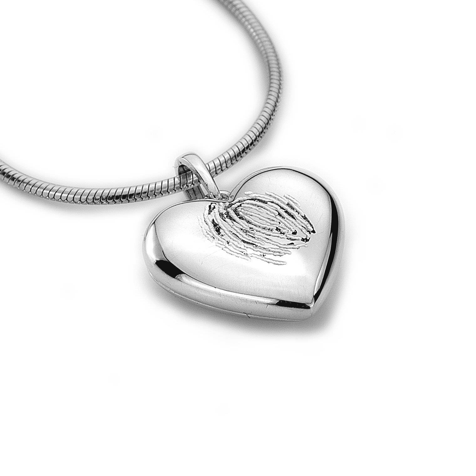 Hanger Hart Groot met Vingerafdruk