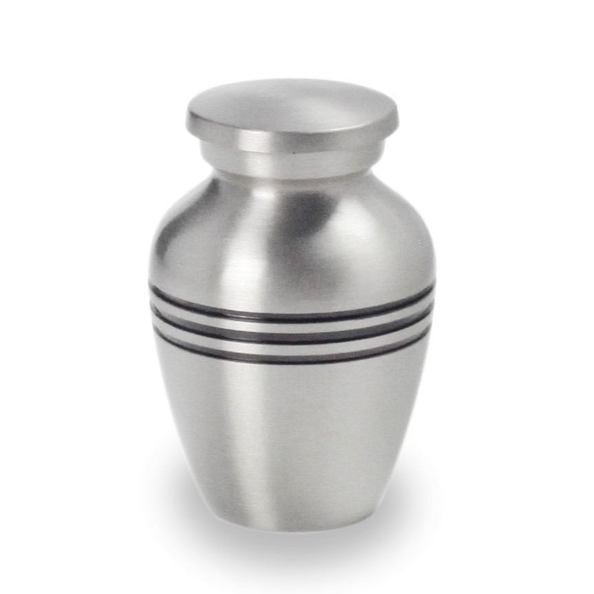 Zilverkleurige Mini Urn Elementen