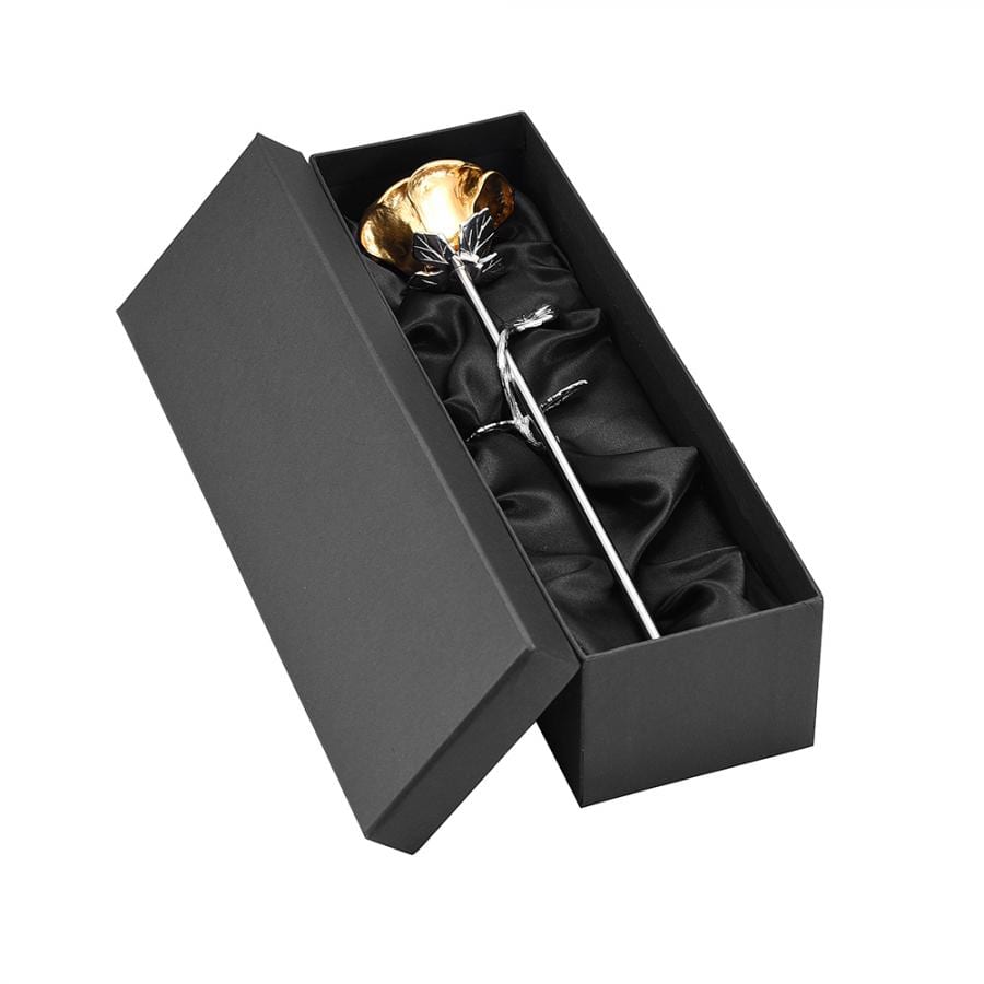 vergulde mini urn met roosdecoratie - Afbeelding 8