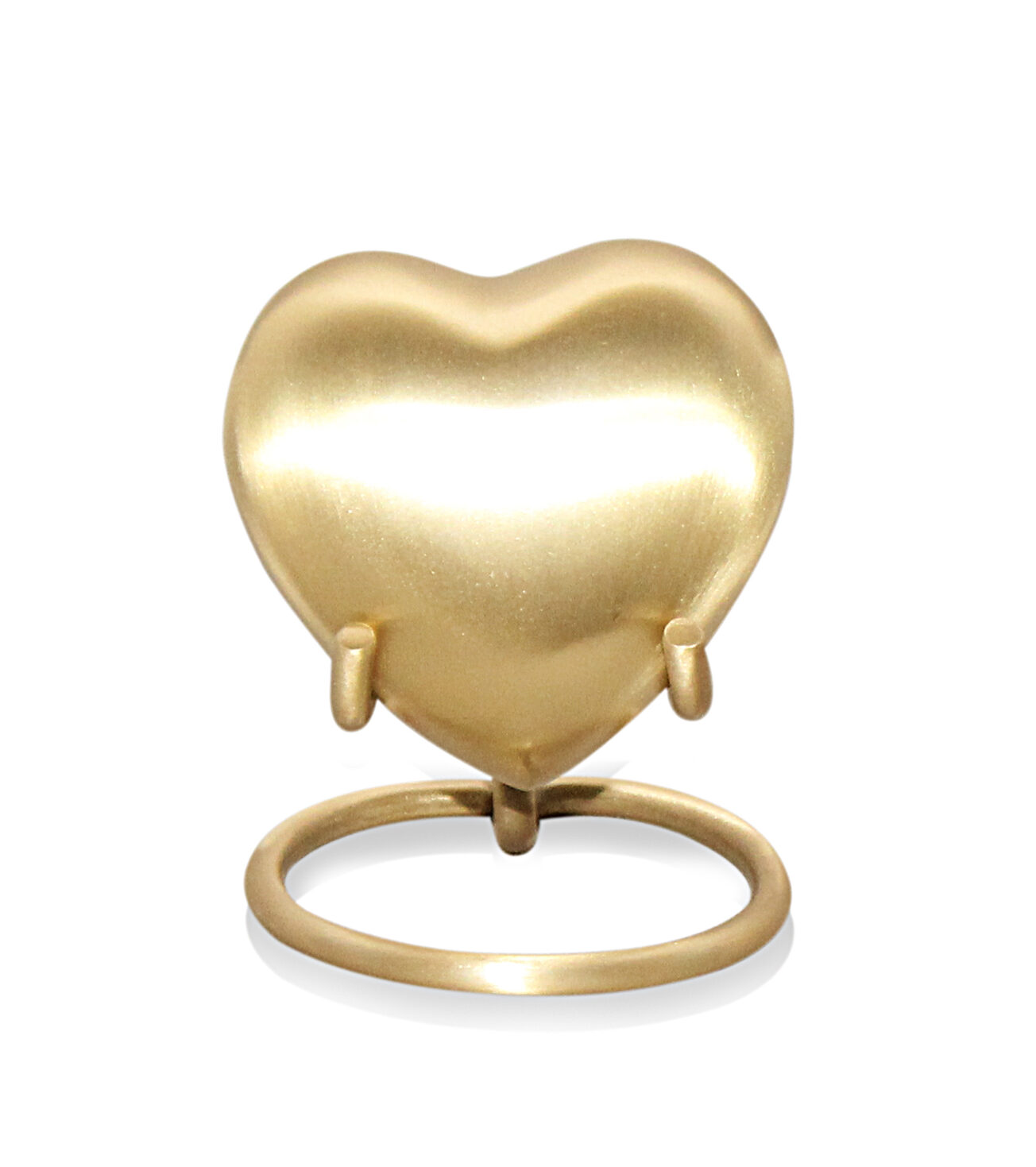 Messing gouden mini hart urn