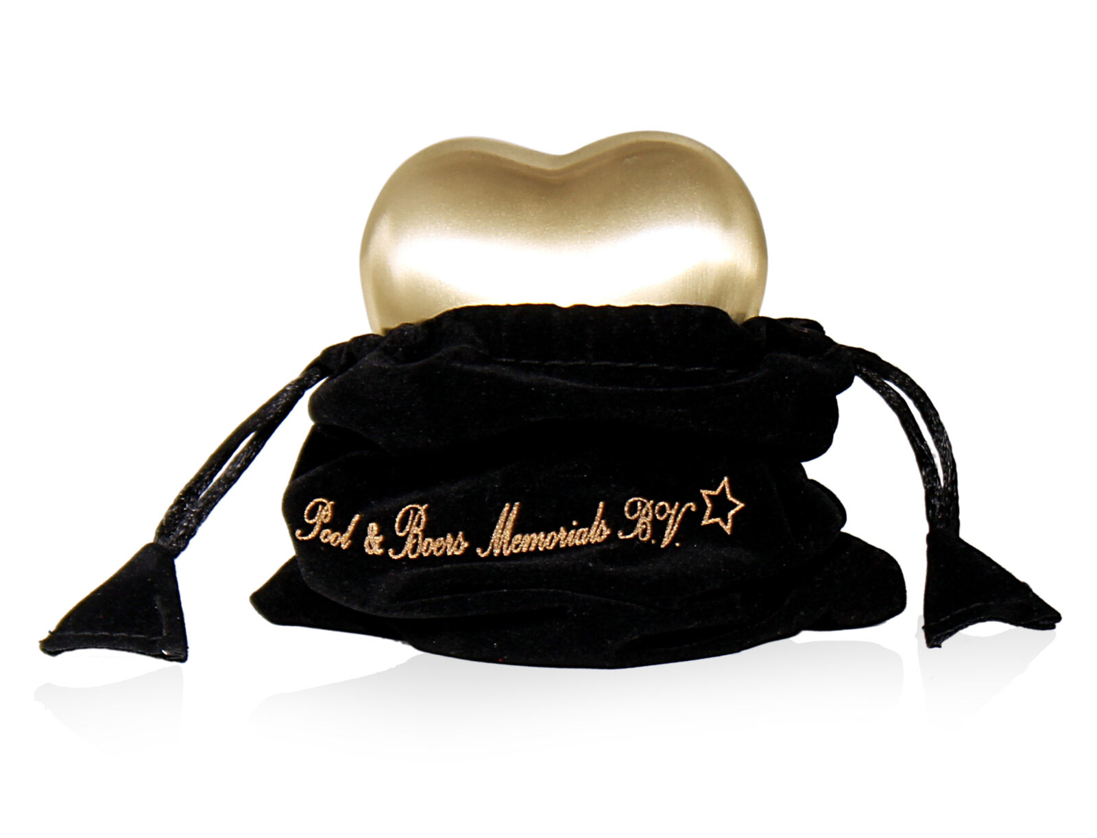 Messing gouden mini hart urn - Afbeelding 3
