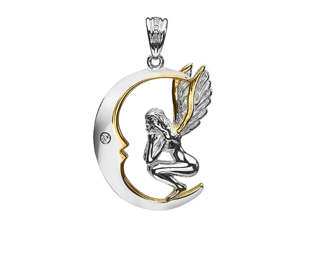 Zilveren hanger met gravure "liefde van mijn leven" incl zilveren ketting - Afbeelding 2