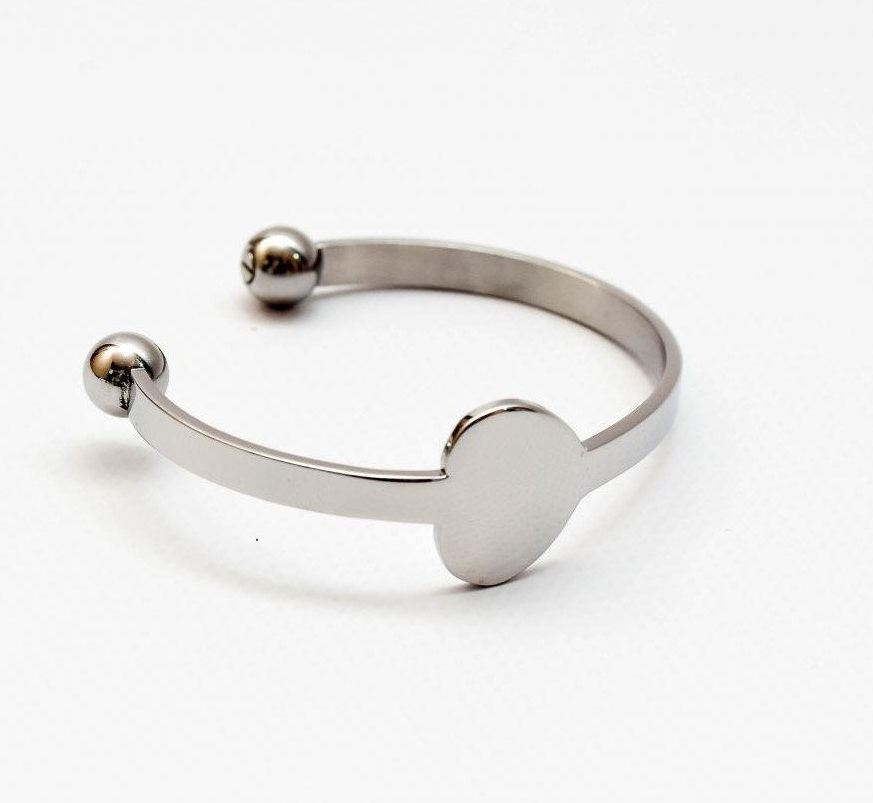 Armband met hartvormige en dubbele askamer - Afbeelding 2