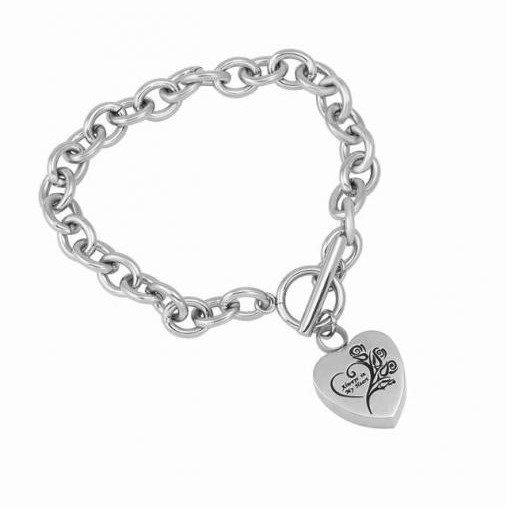 Hartvormige bedrukte armband