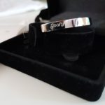 Gebroken cirkel RVS armband met schroefdop - Afbeelding 2