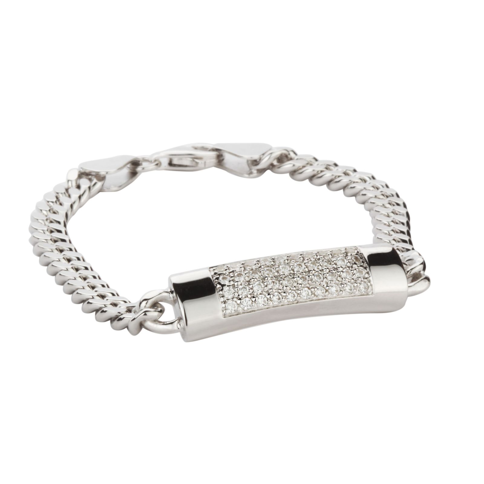 Zilveren armband met exclusieve zirkonia