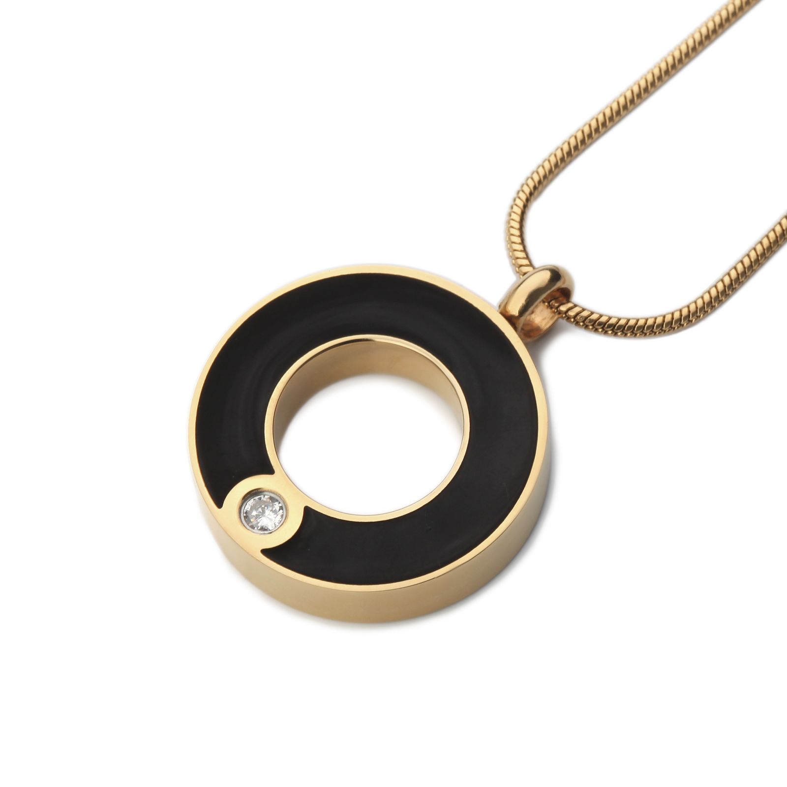 Ashanger - Ring met vergulde afwerking