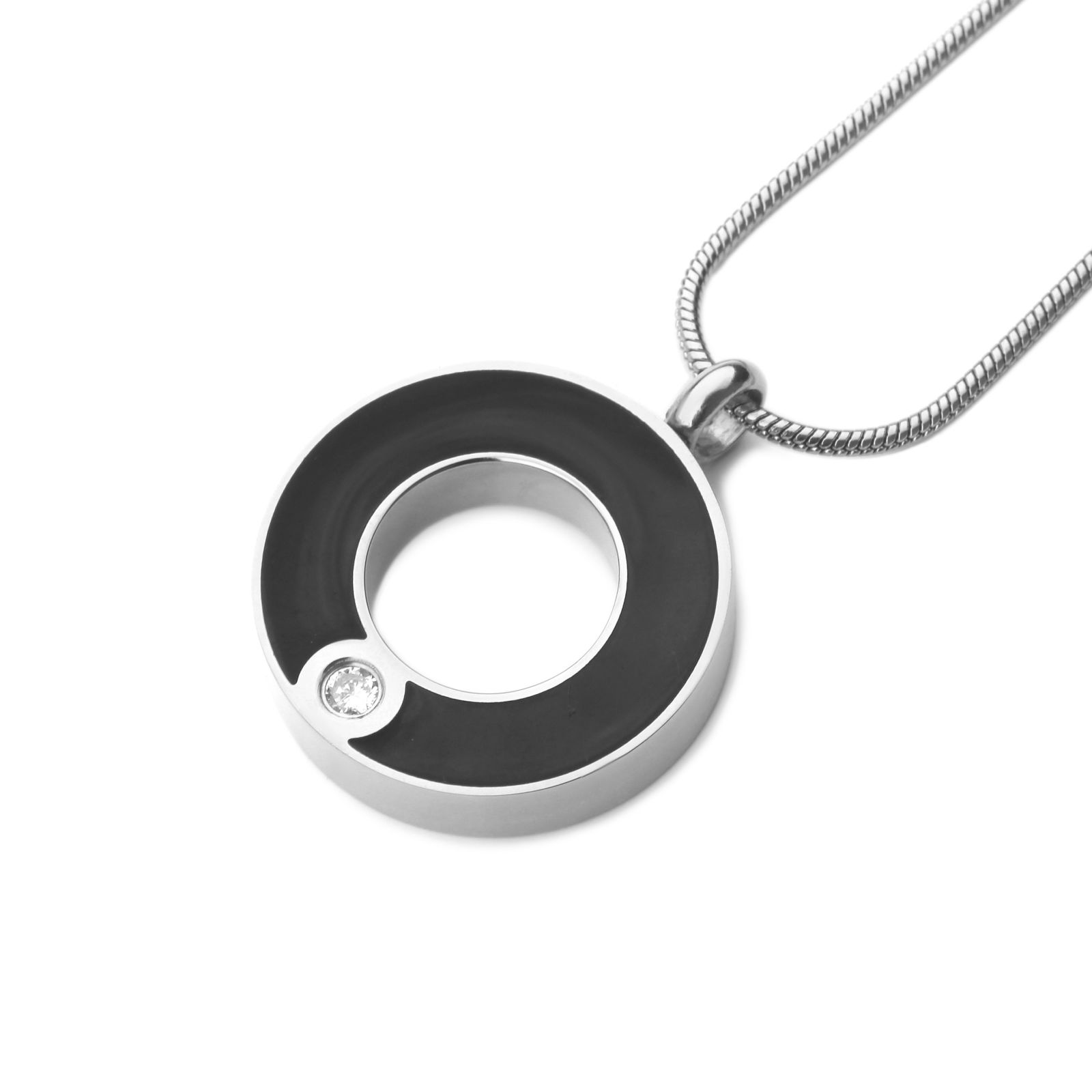 Zilveren ring ashanger