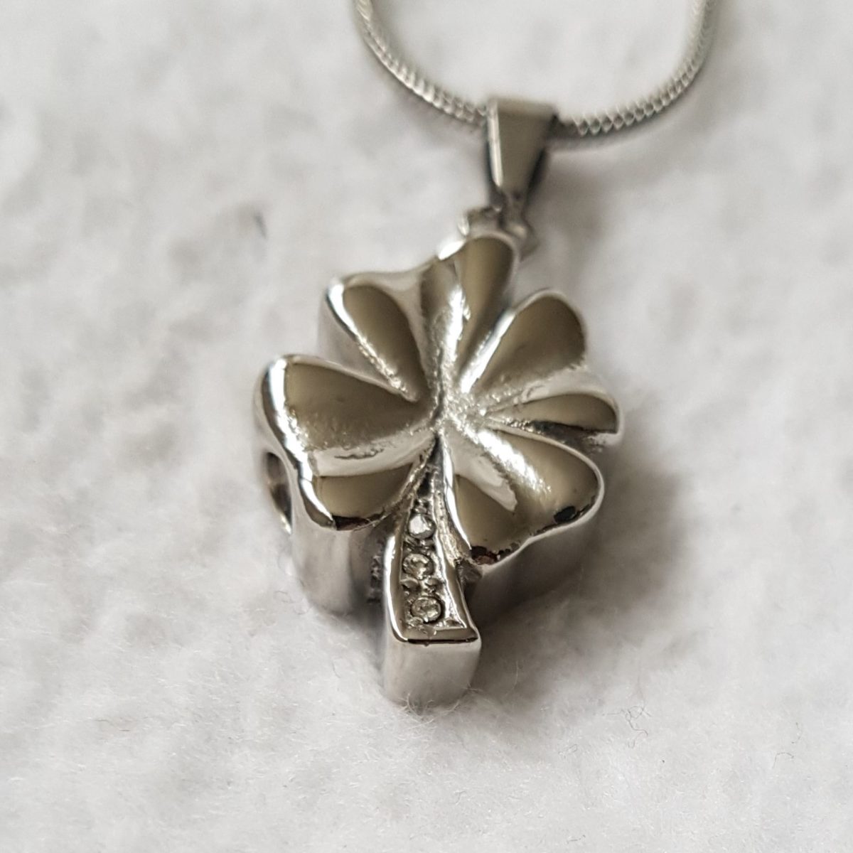 Hanger met klavertje 4 en zirkonia - Afbeelding 6