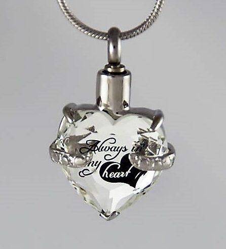 Hartvormige Ashanger met transparant glas - Afbeelding 10
