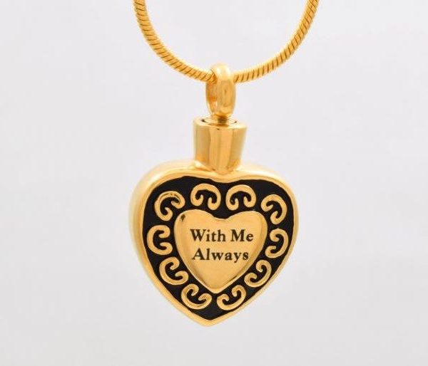 Gold ash pendant for eternal remembrance - Afbeelding 7