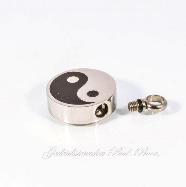 Assierad - Yin Yang gemaakt van edelstaal - Afbeelding 5