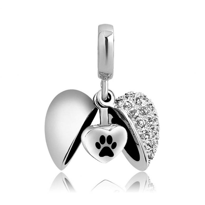 Speciale hartvormige dieren-ashanger