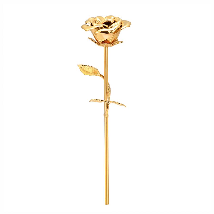 vergulde mini urn met roosdecoratie - Afbeelding 4