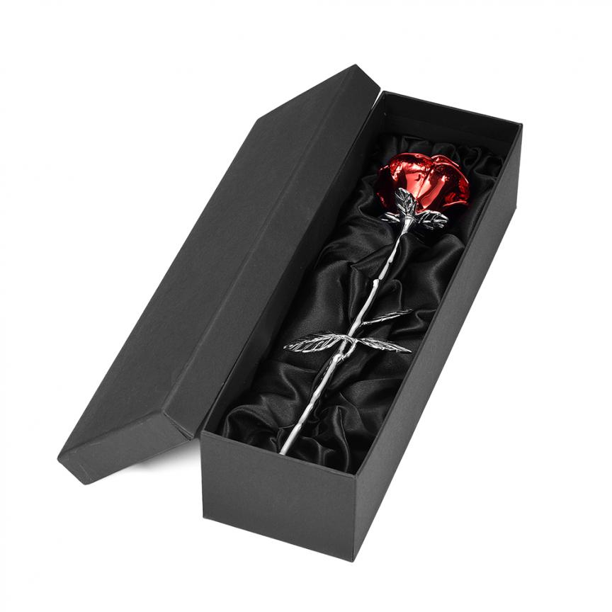 Kleine exclusieve rode rozen urn