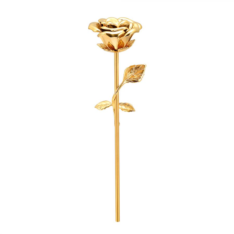 vergulde mini urn met roosdecoratie - Afbeelding 3