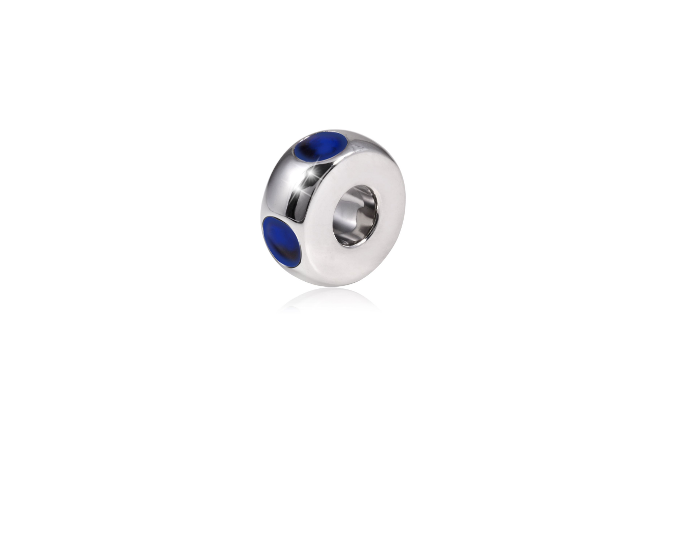 Zilveren Asbedel met Blauw Design - Afbeelding 7