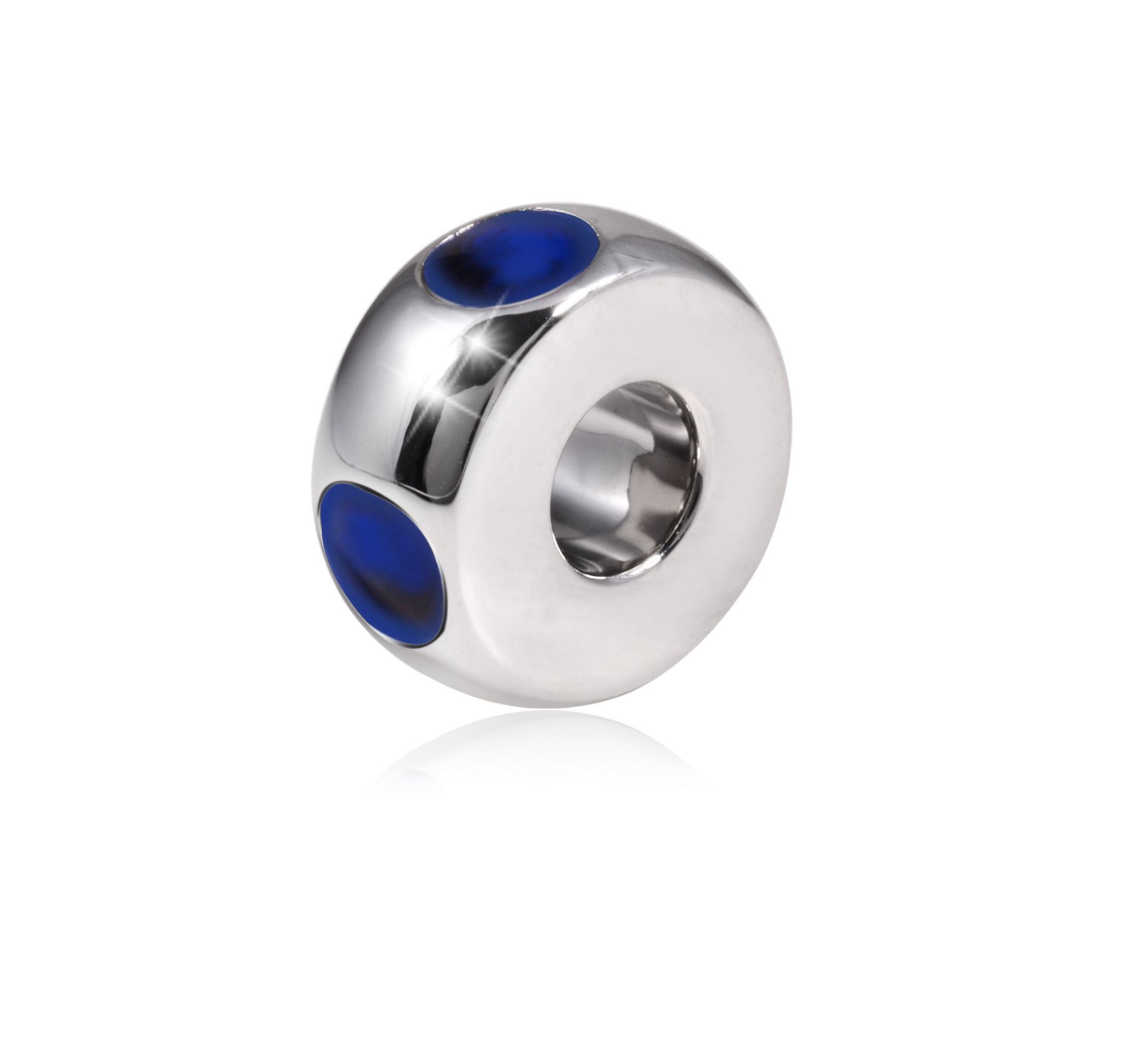 Zilveren Asbedel met Blauw Design - Afbeelding 6