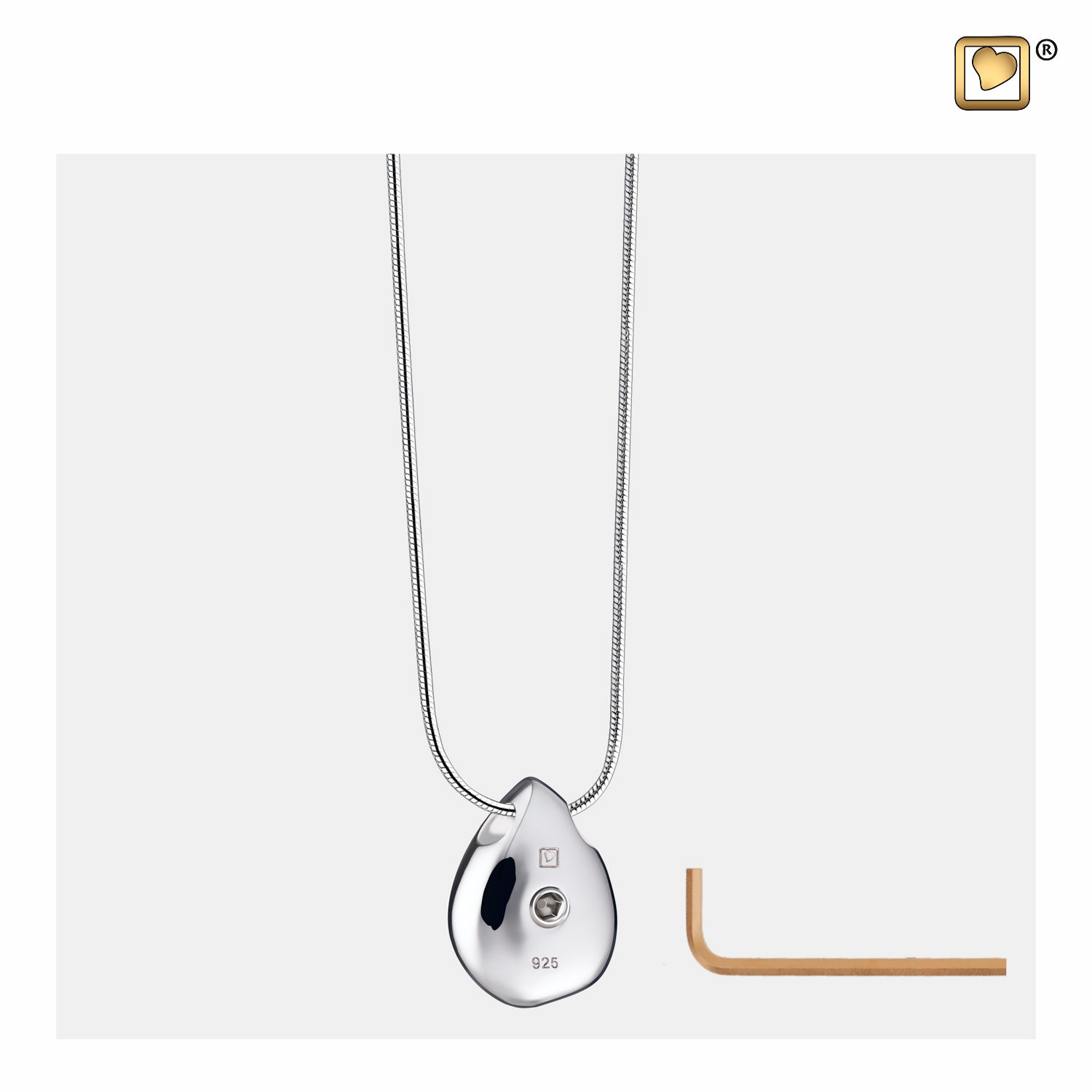Ashanger Zilver Traan Zirkonia two tone - Afbeelding 3