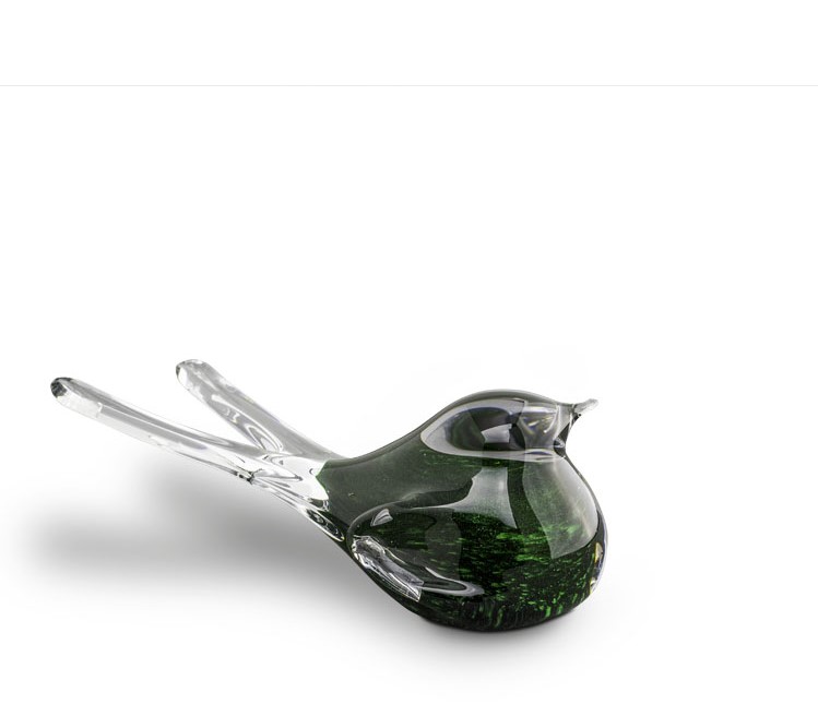 Kleine Vogel Urn | Gemaakt van Glas