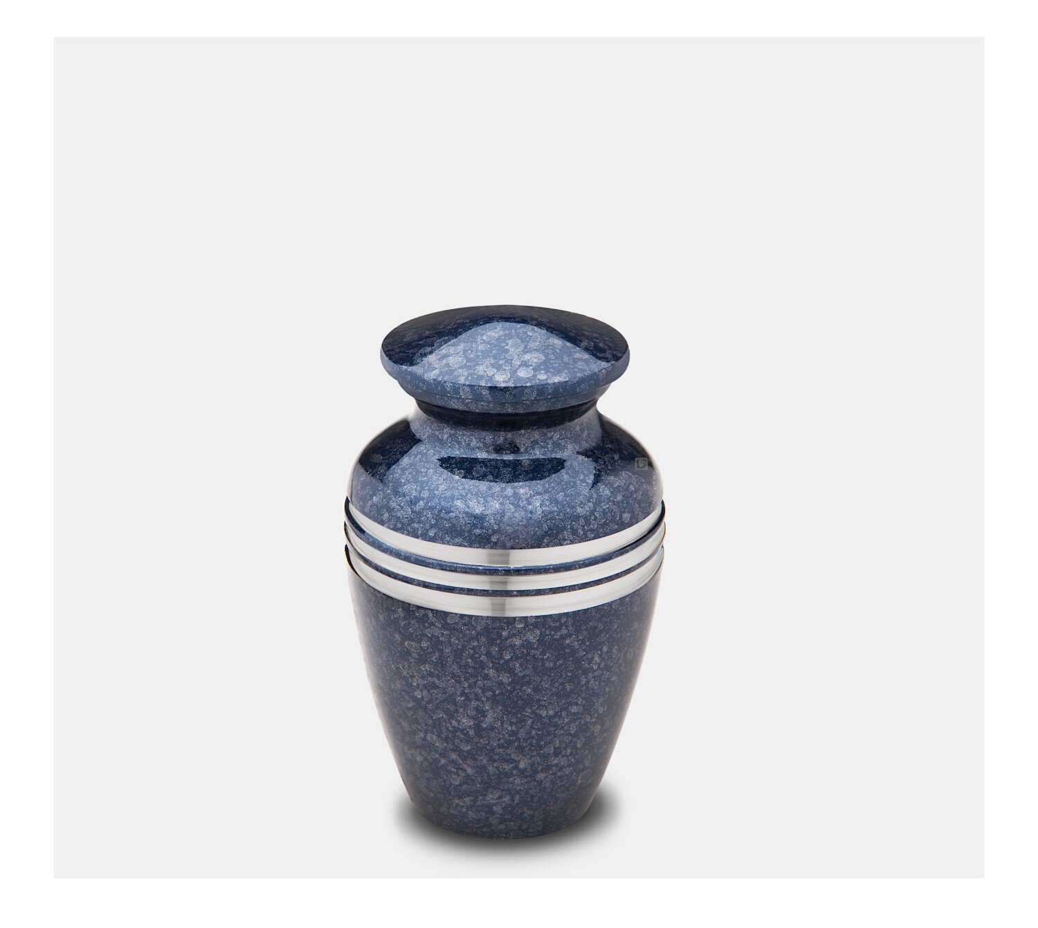 Blauw Gespikkeld Mini Urn