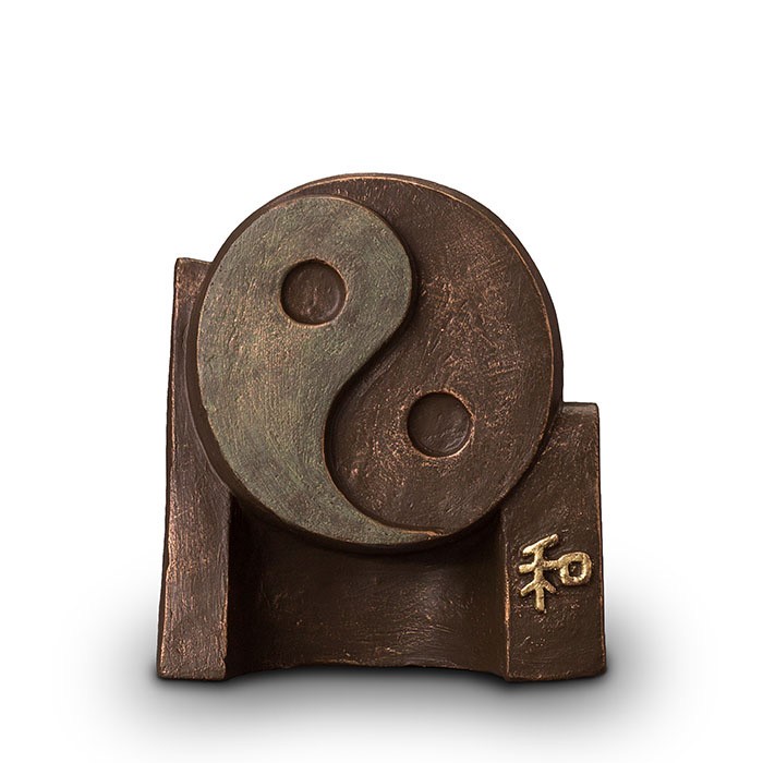 Yin/Yang Keramisch Bronzen Beeld