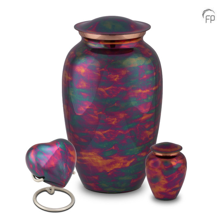 Raku Hart Urn - Afbeelding 2