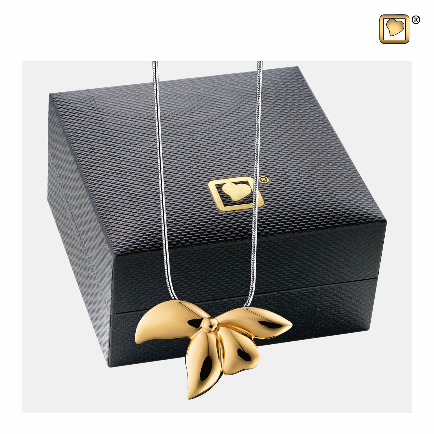 14k Gouden Orchidee Ashanger, Orchidee Ashanger, Orchidee Asjuweel, Asjuwelen, Urnhangers