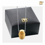 Ashanger Klassieke Urn 14k Goudverguld, 14k Goudvergulde Ashanger, Ashangers, Ashanger