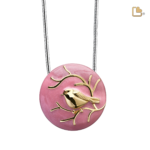 Ashanger Rond Vogel Roze