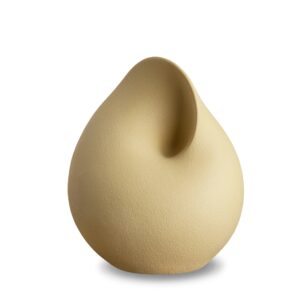 Ca161 Grote Urn Geel Porselein
