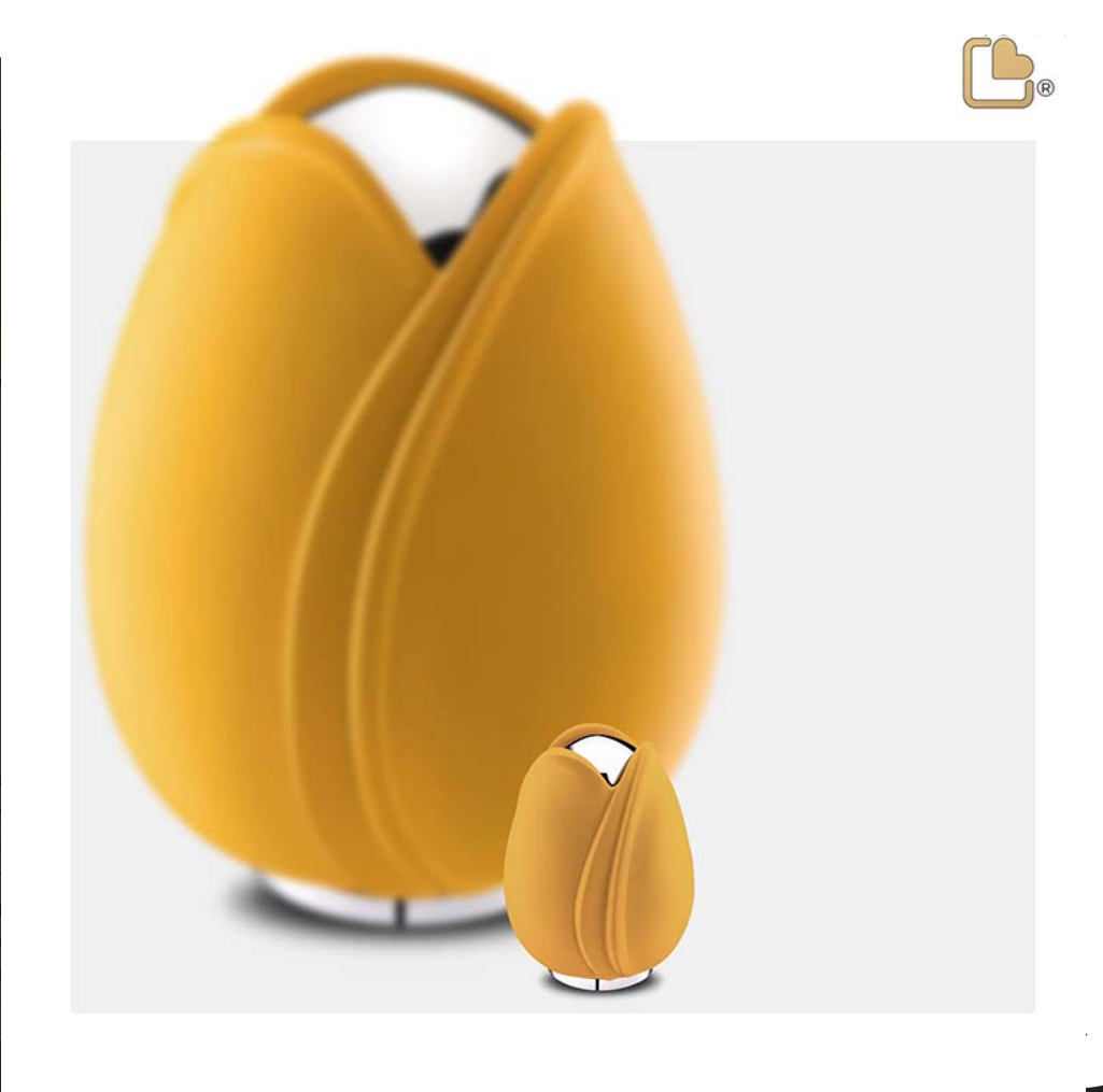 Gele Tulp Urn, Tulpen Urnen, Tulp Urn
