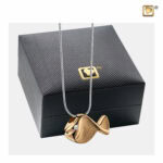 Goud Vergulde Ashanger Vis, Vis Asjuweel, Vis Assieraad, Vis Assieraden, Vis Ashangers
