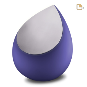 Grote Urn Marineblauw Mat