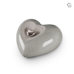Hart Grijs Zilver Groot