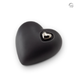 Hart Zwart Zilver Groot